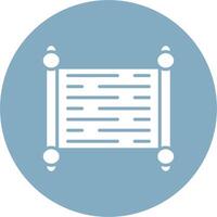 Paper Scroll App Style Badge vector