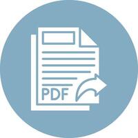 Pdf Web Interface Symbol vector