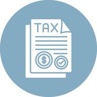 Payable Tax Bright Flat Element vector