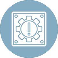 Setting Dark Theme Element vector