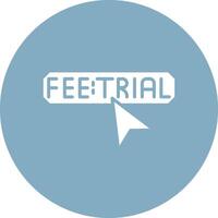 Trial Mobile App Graphic vector
