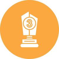3rd Prize Muted Tone vector