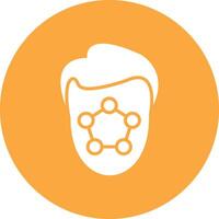 Face Scanner Sharp Edge Symbol vector