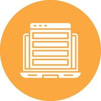Laptop Geometric Shape Symbol vector