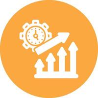 Time To Market Colorful Concept Art vector
