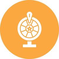 Wheel Of Fortune Outline Graphic Design vector