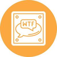 Wtf Tech Style Illustration vector