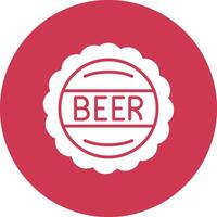 Beer Cap Colorful Concept Art vector