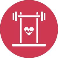 Barbell Clean Shape Symbol vector