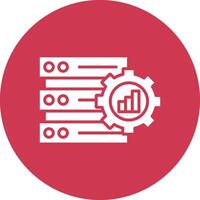 Data Management Playful Line Icon vector