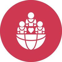 Demographic Responsive Icon Badge vector