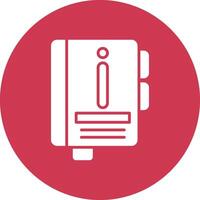 Handbook Flat Styled Symbol vector