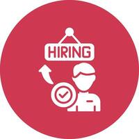 Hiring Tech Style Illustration vector
