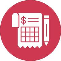 Invoice Modern Tech Icon vector