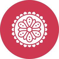 Mandala Gradient Style Icon vector