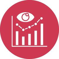 Predictive Analysis Solid Fill Design vector