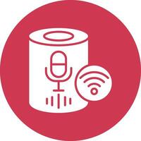 Voice Assistant Web Interface Symbol vector