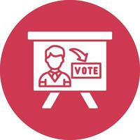 Voting Booth Smart UI Graphic vector