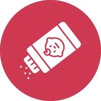 Talcum Powder Gradient Style Icon vector