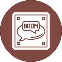 Boom Abstract Web Element vector