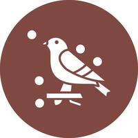 Bird 3D Line Art Piece vector