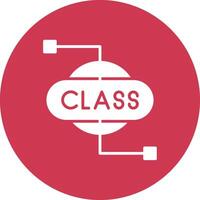 Class Lined Visual Concept vector