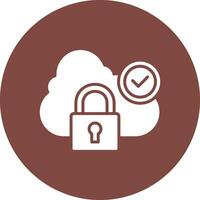 Data Protection Responsive Icon Badge vector