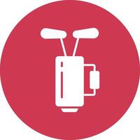 Golf Bag Web Interface Symbol vector