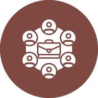 Job Rotation Sharp Edge Symbol vector
