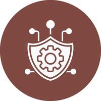 Secure Interactive Icon Badge vector