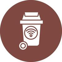 Smart Trash User-Friendly Visual vector