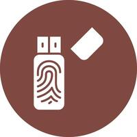 Usb Stick Dynamic Web Illustration vector