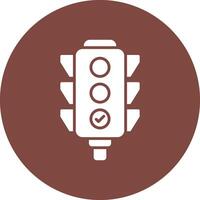 Traffic Lights Abstract Web Element vector