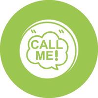 Call Me Simple Line Sketch vector