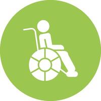 Disabled UI Concept Symbol vector