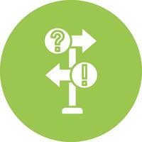 Direction Color Block Design vector
