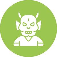 Devil Outlined App Visual vector