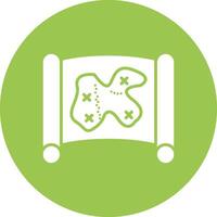Map Bold Web Icon vector