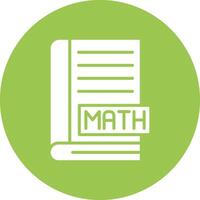 Math Book Minimal Touch Graphic vector