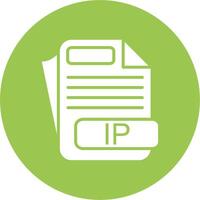 IP File Format Dynamic Web Illustration vector