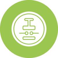 Push Button Interactive Icon Badge vector