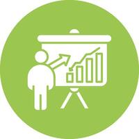 Training Mono Icon Symbol vector