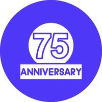 75 Lined Visual Concept vector