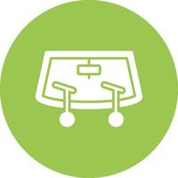 Wiper Interactive Icon Badge vector