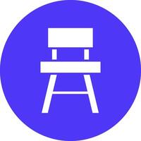 Bar Stool Soft Color Illustration vector