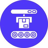 Conveyor Belt Color Enhanced Graphic vector
