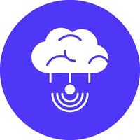 Cloud Connection Digital UI Element vector