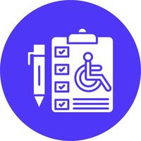 Disability Color Enhanced Graphic vector