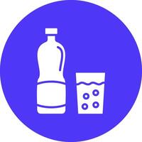 Drink Bottle Modular UI Graphic vector