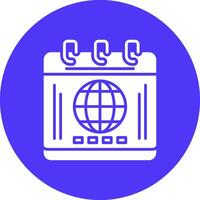 Globe Contrast Art vector